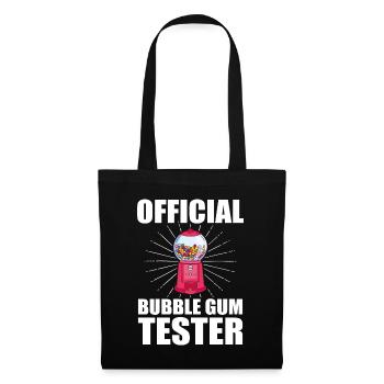 Chewing Gum Vending Machine - Official Bubble Gum Tester - Tote Bag - black - Front
