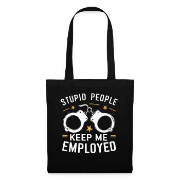 Correctional officer Guard Correctional officer - Tote Bag - black - Front