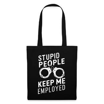 Correctional officer Guard Correctional officer - Tote Bag - black - Front