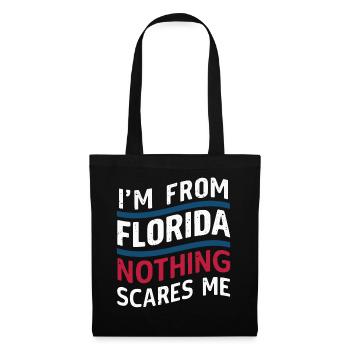 Florida USA Amerika Saat - Stoffbeutel - Schwarz - Vorne