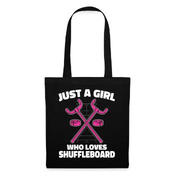 Shuffleboard Shoveboard Shuffleboarding - Tote Bag - black - Front