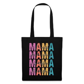 Mama Muttertag geliebt, selbstlos, beschützerin - Stoffbeutel - Schwarz - Vorne