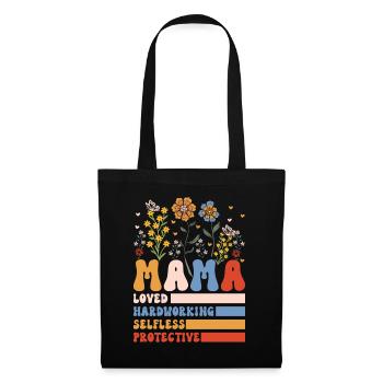 Mom Mother's Day loved, selfless, protector - Tote Bag - black - Front