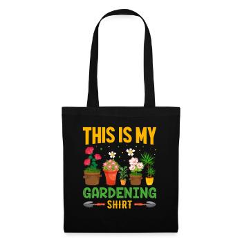 Jardiner avec chaque graine, je voyais mon - Sac en tissu - noir - Devant
