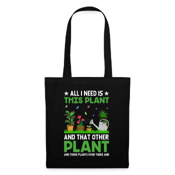 Jardiner avec chaque graine, je voyais mon - Sac en tissu - noir - Devant