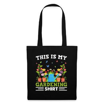 Jardiner avec chaque graine, je voyais mon - Sac en tissu - noir - Devant