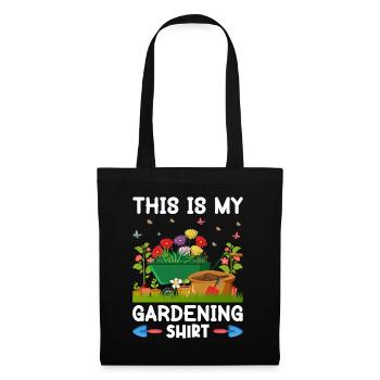 Jardiner avec chaque graine, je voyais mon - Sac en tissu - noir - Devant