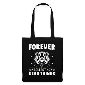 Taxidermy Hunting Trophy - Collect Dead Animals - Tote Bag - black - Front