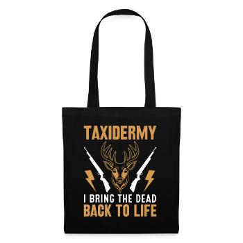 Taxidermie : Je ramène le défunt Beck à la vie - Sac en tissu - noir - Devant
