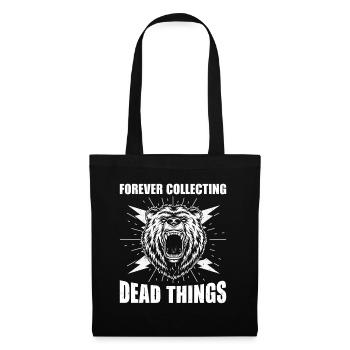 Taxidermy Hunting Trophy - Collect Dead Animals - Tote Bag - black - Front