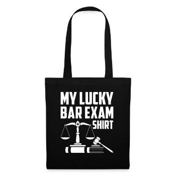 My luck at the bar exam - Tote Bag - black - Front
