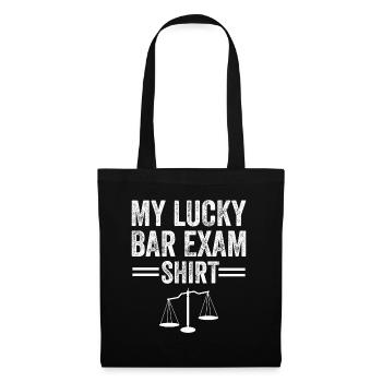 My luck at the bar exam - Tote Bag - black - Front