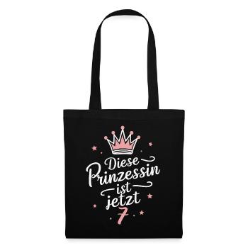 Birthday Gift 7 Years Children's Birthday - Tote Bag - black - Front