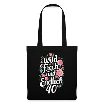 Birthday gift 40 years birthday child - Tote Bag - black - Front
