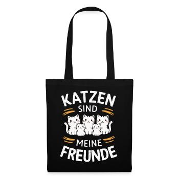 Cat Kitten Male Animal Cats - Tote Bag - black - Front