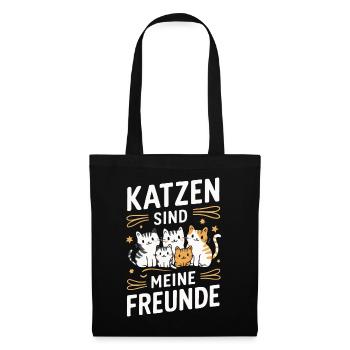 Cat Kitten Male Animal Cats - Tote Bag - black - Front