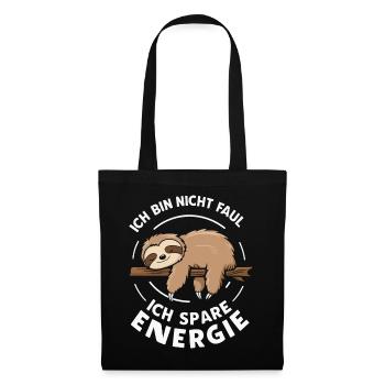 Sloth Sloths Animal Sleeping Lazy - Tote Bag - black - Front