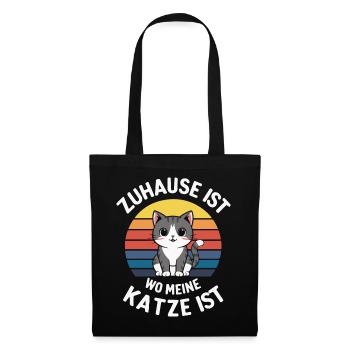 Cat Kitten Male Animal Cats - Tote Bag - black - Front