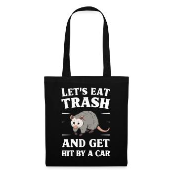 Opossum Possum Animal - Tote Bag - black - Front
