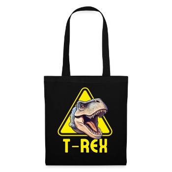 T-REX! - Stoffbeutel - Schwarz - Vorne