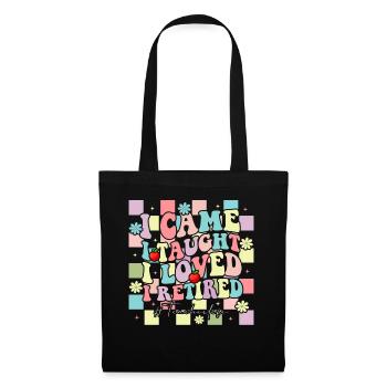 Enseignant à la retraite ! Vacances d’été pour toujours - Sac en tissu - noir - Devant