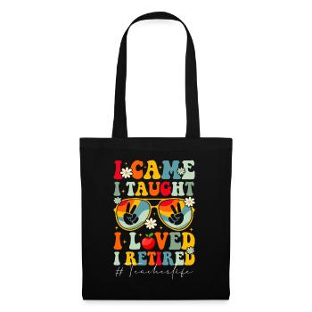 Enseignant à la retraite ! Vacances d’été pour toujours - Sac en tissu - noir - Devant