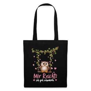 Night Owl Owl Owl Bird - Tote Bag - black - Front