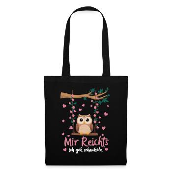 Night Owl Owl Owl Bird - Tote Bag - black - Front