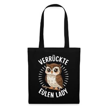 Night Owl Owl Owl Bird - Tote Bag - black - Front