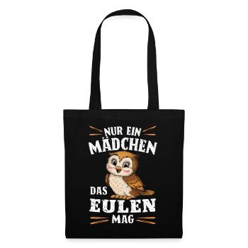 Night Owl Owl Owl Bird - Tote Bag - black - Front