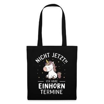Unicorn Unicorns Mythical Creatures Mystical - Tote Bag - black - Front
