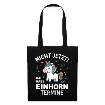 Unicorn Unicorns Mythical Creatures Mystical - Tote Bag - black - Front