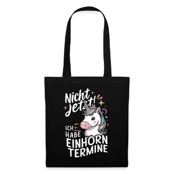 Unicorn Unicorns Mythical Creatures Mystical - Tote Bag - black - Front