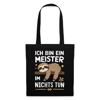 Sloth Sloths Animal Sleeping Lazy - Tote Bag - black - Front