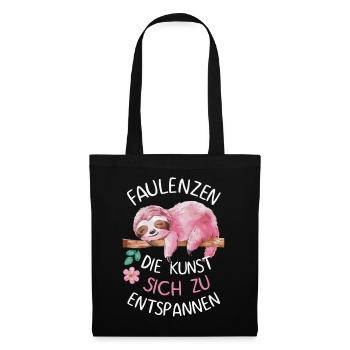 Sloth Sloths Animal Sleeping Lazy - Tote Bag - black - Front