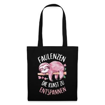 Sloth Sloths Animal Sleeping Lazy - Tote Bag - black - Front