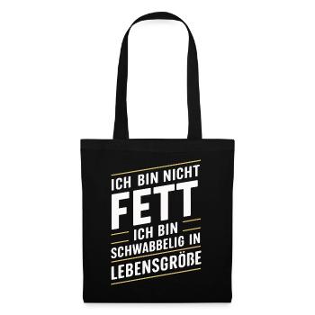 Sarcasme Ironie Drôle Paroles sarcastiques - Sac en tissu - noir - Devant