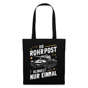 Chars Chars principaux Chars de combat Chars Chars Pilotes de chars - Sac en tissu - noir - Devant