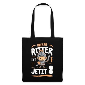 Birthday Gift 8 Years Children's Birthday - Tote Bag - black - Front