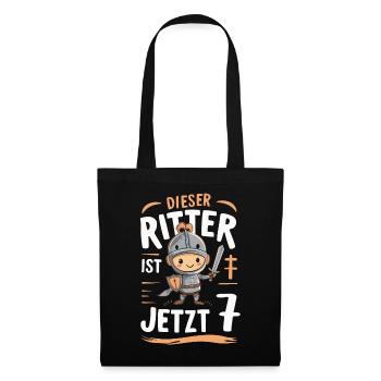 Birthday Gift 7 Years Children's Birthday - Tote Bag - black - Front