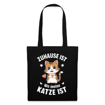 Cat Kitten Male Animal Cats - Tote Bag - black - Front