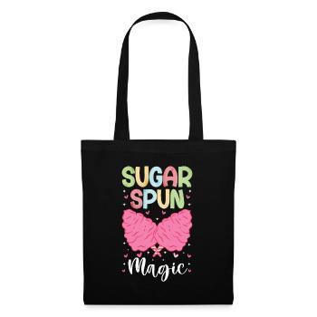 Sugar Spun Magic - Cotton Candy Gift for Kids - Tote Bag - black - Front