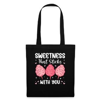 Cotton Candy Sweetness That Sticks With You - Tote Bag - black - Front