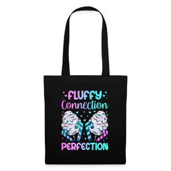 Cotton Candy Fluffy Connection Perfection - Tote Bag - black - Front