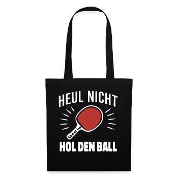 Table tennis Table tennis player - Tote Bag - black - Front
