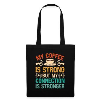 Radio Presenter Coffee Connection Radio Show - Tote Bag - black - Front