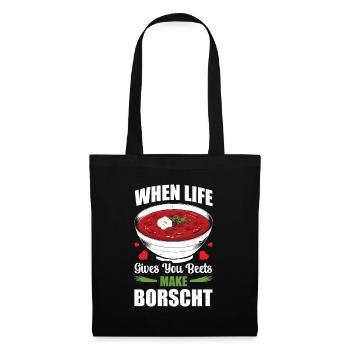 When Life Gives You Beets Make Borscht - Tote Bag - black - Front