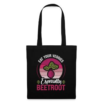 Beetroot Vegetables Eat Your Veggies Beetroot - Tote Bag - black - Front