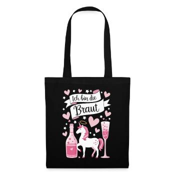 Bachelorette Party Wedding Bridesmaid - Tote Bag - black - Front