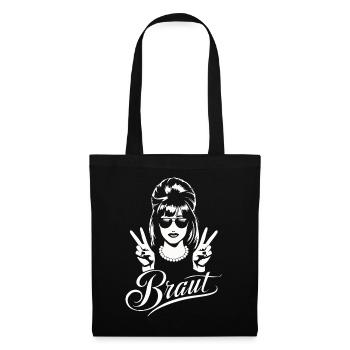 Bachelorette Party Wedding Bridesmaid - Tote Bag - black - Front